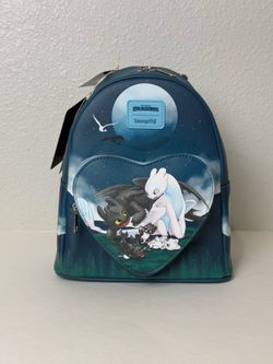 Loungefly How To Train Your Dragon Toothless & Light Fury Babies Mini Backpack