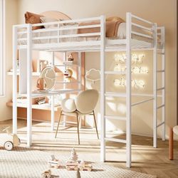 NEW Loft Bed With Desk