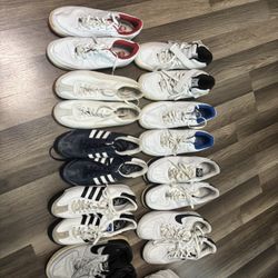 All 9 Pairs  $100 OBO Size 10.5 Men’s Sambas And Nike Air