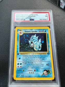 Giovanni’s Gyarados 1st Edition PSA 7