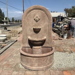 Brown Wall Fountain 
