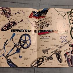 sky Way Freestyle Catalog And Signatures Of  Skyway Team 