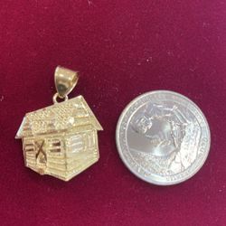 10 K Solid Y Gold Trap House