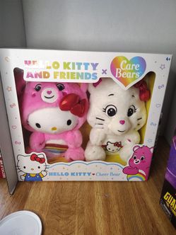 Hello Kitty x Care Bears Cheer Bear Plush 2-Pack