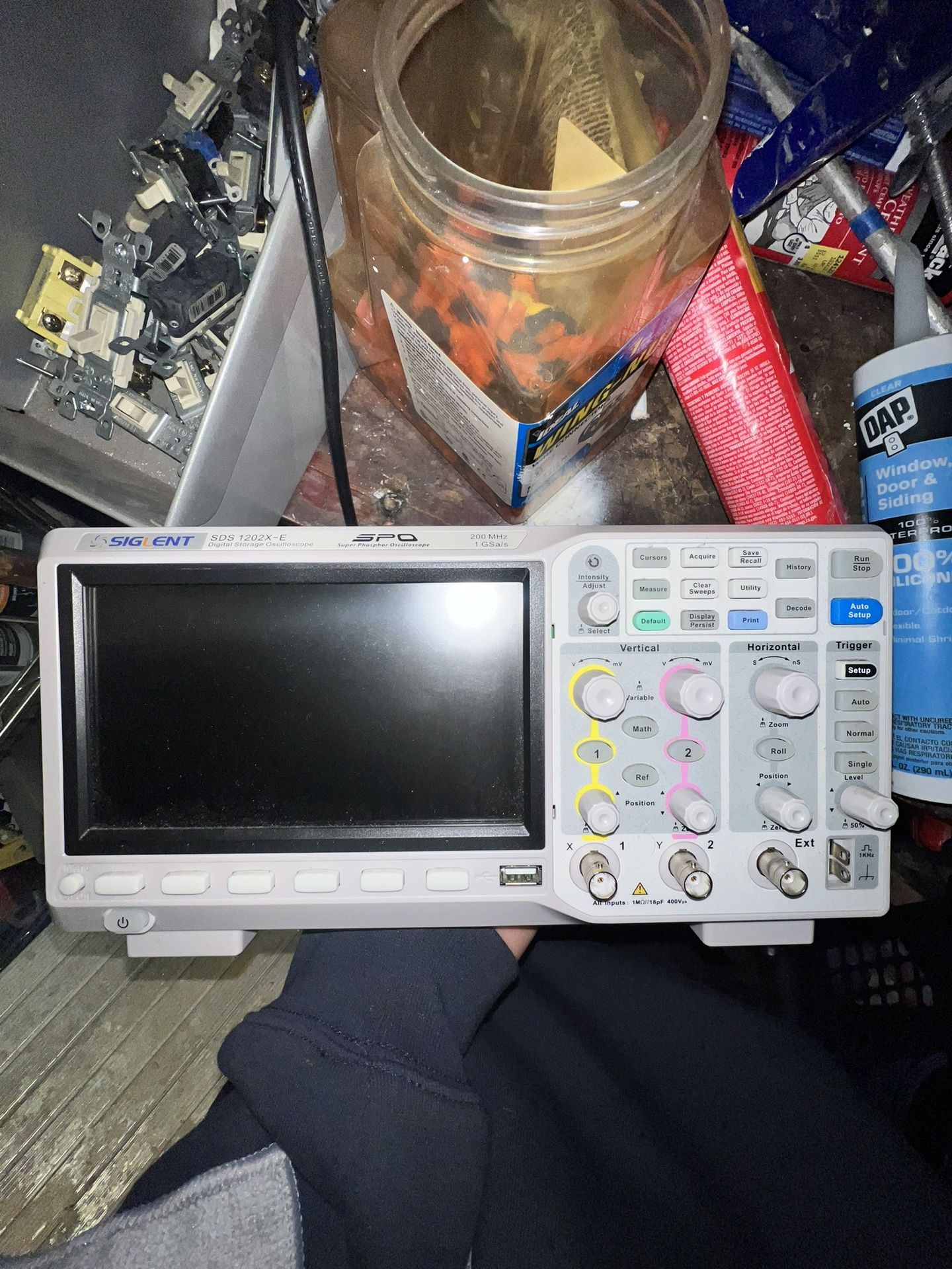 Siglent Technologies SDS1202X-E 200 MHz Digital Oscilloscope 2 Channels