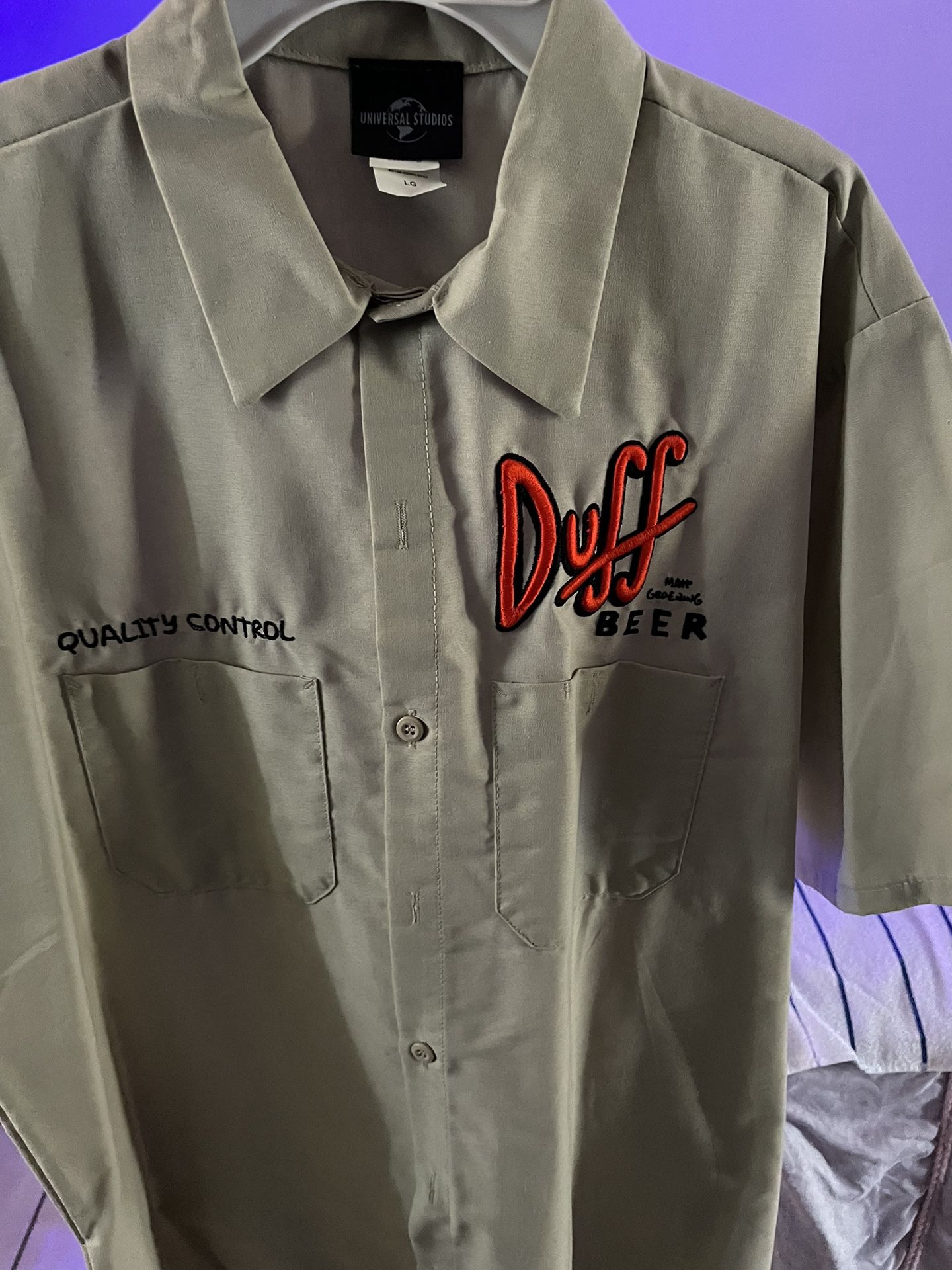 Large Duff Button Up