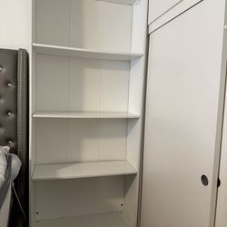 2 IKEA PAX Wardrobe Frame With Shelving 