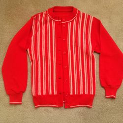 Girls Size 14 Cardigan Red