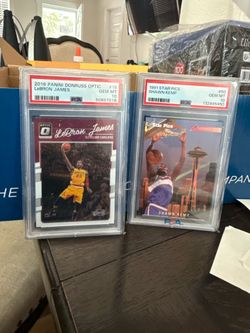 NBA graded MT 10 Shawn kemp and LeBron James