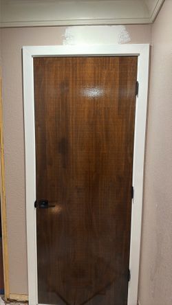 Bonita Puerta De Madera