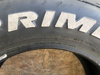 set of four sport tires size 235/60R15 /Set de 4 llantas deportivas 235/60R15