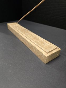 Handmade Travertine Stone Incense Holder