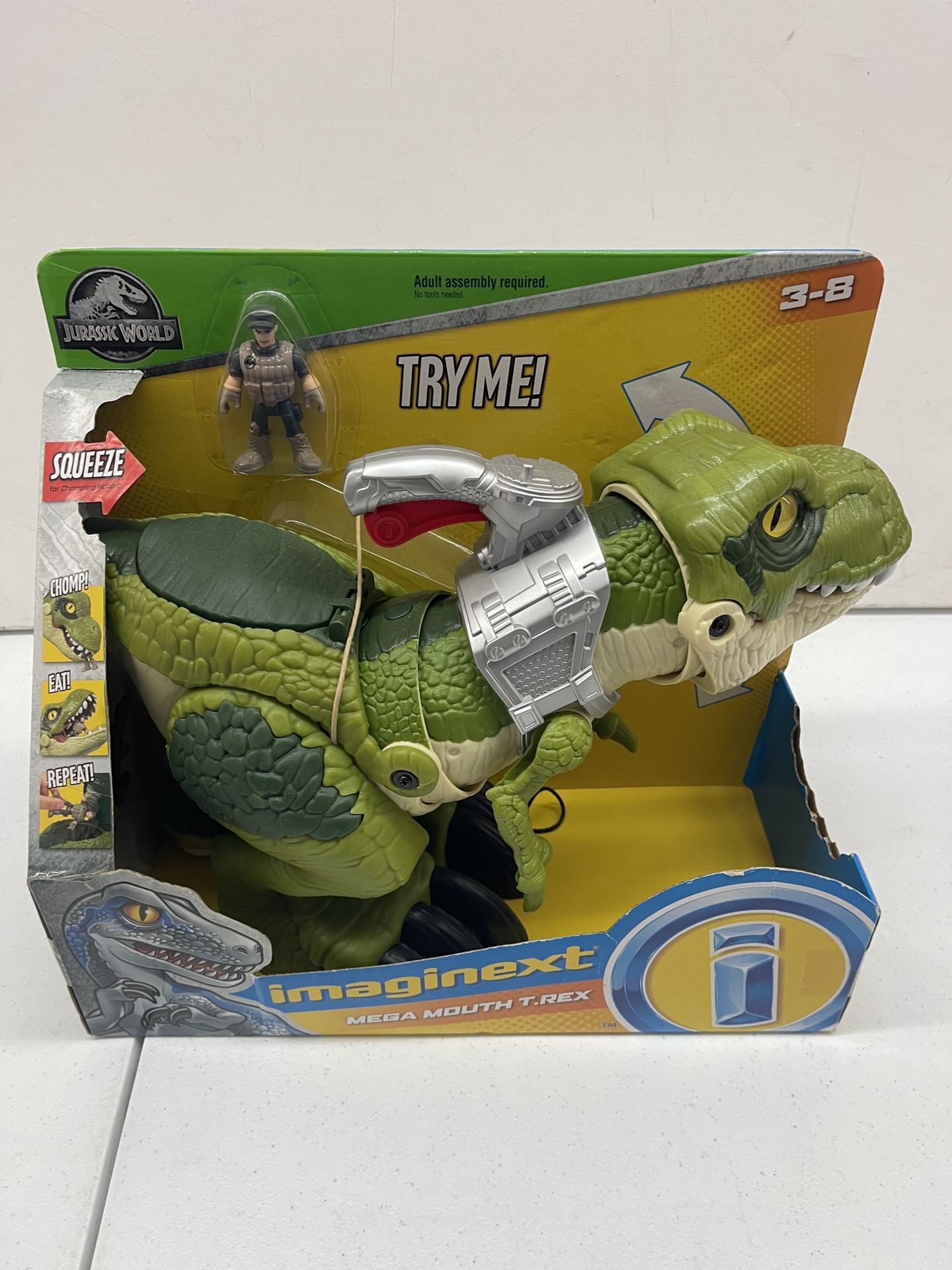 π¦ Fisher-Price Imaginext Jurassic World Mega Mouth T-Rex β Brand New Gift for Kids