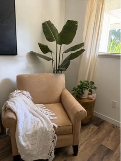 Faux palm tree