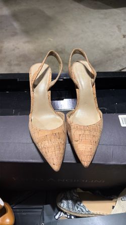 Ann Taylor Cork Slingback Heel Size 9.5 NEW