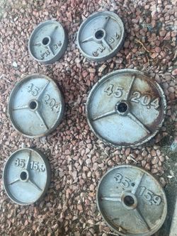Olympic plates 210 pounds