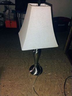 Chrome table lamp pickup only cash