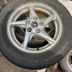 Pontiac.  TA.  16”.  Rims And Tires 