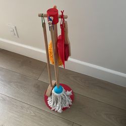 Melissa & Doug Let's Play House! Dust, Sweep & Mop 6pc Set