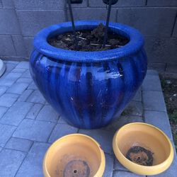 Pots Garden Blue Big Small  $75-125