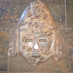 Travertine Mexican mask