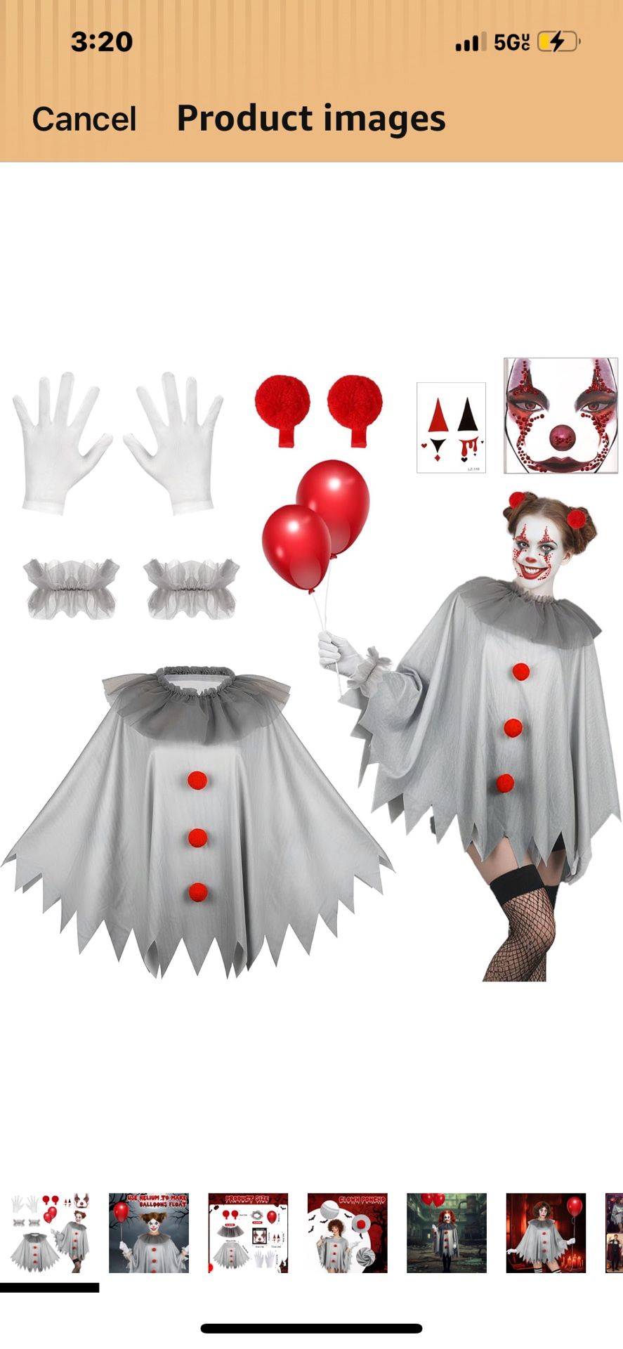 Pennywise Poncho All In Photo Is Included