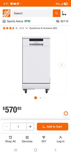 Portable dishwasher