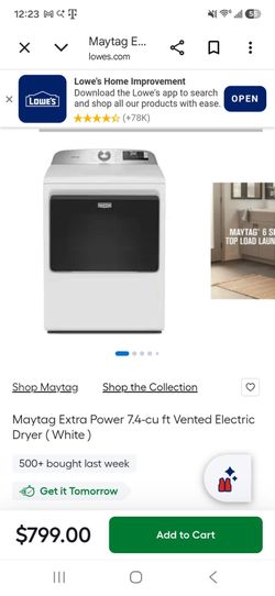 May tag  Electric  Dryer