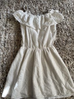 ABERCROMBIE TEENS WHITE DRESS