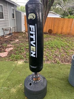 Punching bag stand
