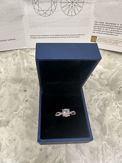 Moissanite Engagement Ring