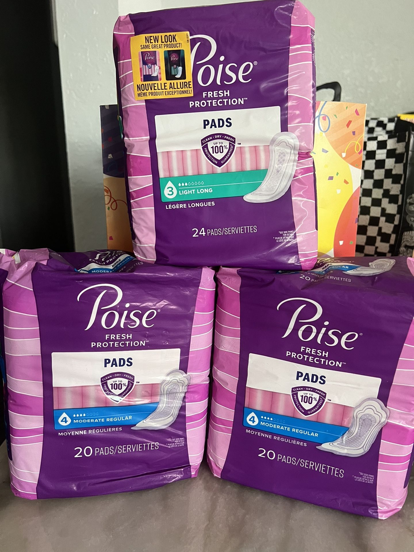 Poise $4 Each Pack