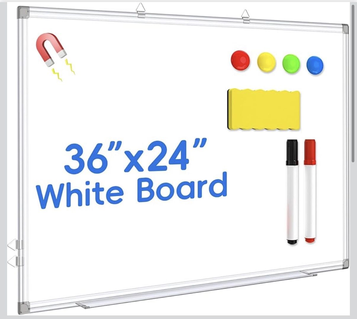 Brand new white board 36"x24"