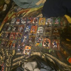 34  Football Card Lot 