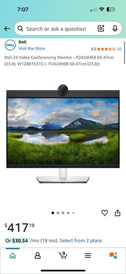 Dell Hub Video Conferencing Monitor BRAND NEW