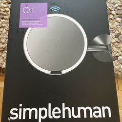 Simplehuman wall mount sensor mirror