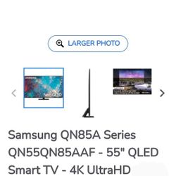Samsung TV 55" QLED Smart TV- 4K ULTRA HD
