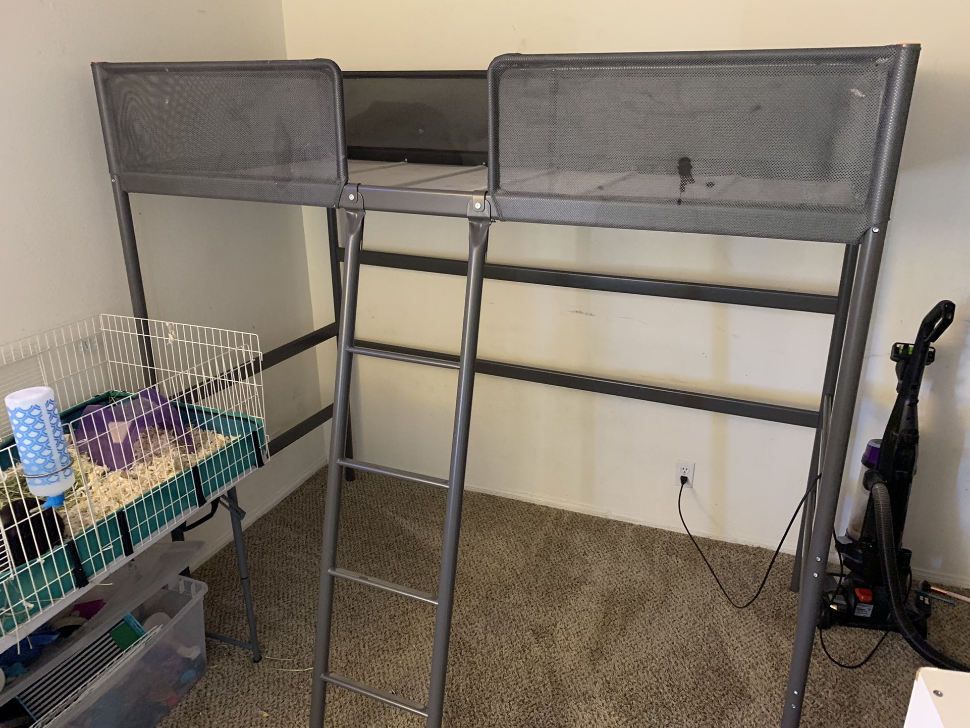 IKEA Metal Frame Kids Size Twin Loft Bed