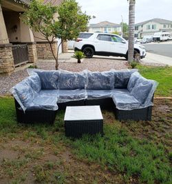 Seven piece patio outdoor furniture set brand new patio sofa 🛺🚎☑️