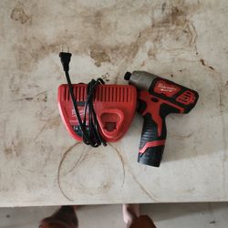 Milwaukee Impact With Battery And Charger