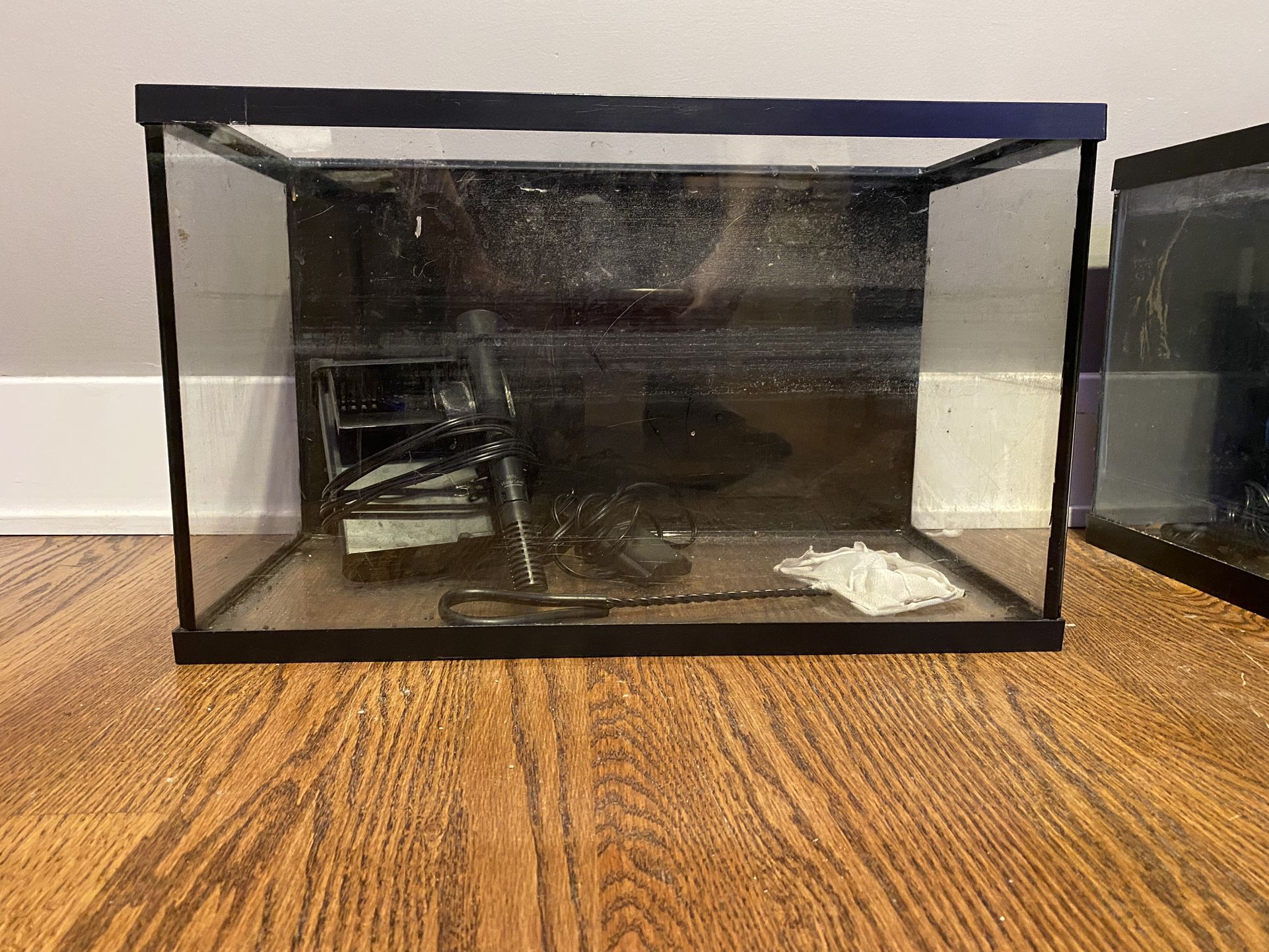 10 Gallon Fish Tank (+filter and heater)
