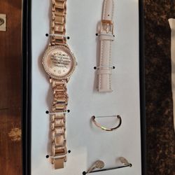 Diamonique Ladies Watch Set (Two Sets) ($25 Each)