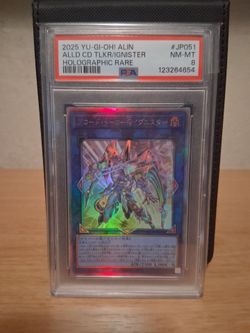 Yu-Gi-Oh! Alld CD Tlkr/Ignister Holographic Rare PSA 8