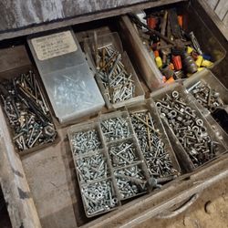 NAILS BOLTS AND TOOLS AND ETC 
