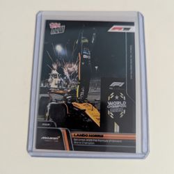2025 Topps now Lando Norris works champion 86
