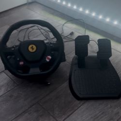 THRUSTMASTER T80 Ferrari 488 GTB Edition Racing Wheel (compatible w/ PS5, PS5 Pro, PS4 & PC)