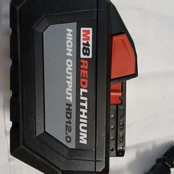 Milwaukee M18red Lithium High Output Hd12.0 Batteries