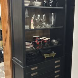 Black Shelf Bookcase