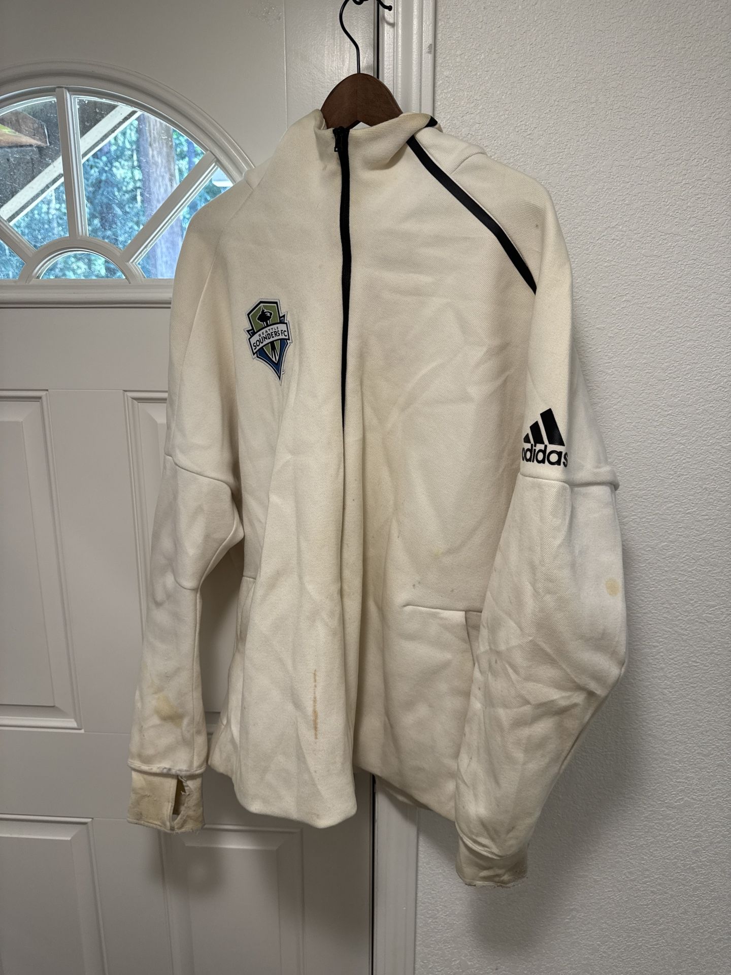 Adidas Seattle Sounders FC Full-Zip Hoodie - Size XXL