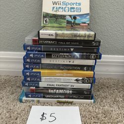 Video Games For Sale 